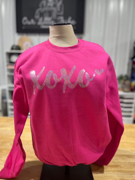 XOXO, SILVER - BLING SPANGLE TRANSFER
