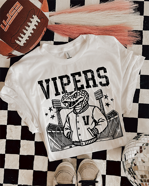 VIPERS FOOTBALL MASCOT - DTF TRANSFER