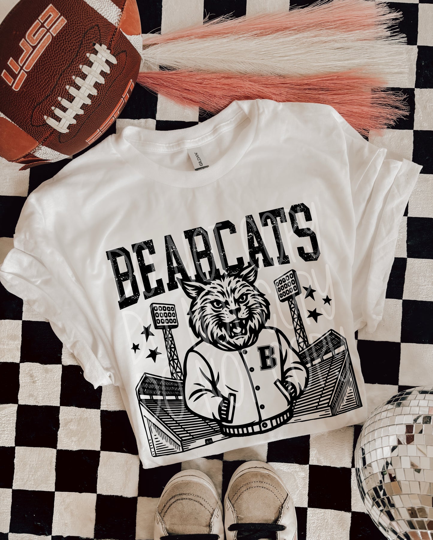 BEARCATS FOOTBALL MASCOT - DTF TRANSFER