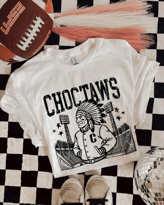 CHOCTAWS FOOTBALL MASCOT - DTF TRANSFER