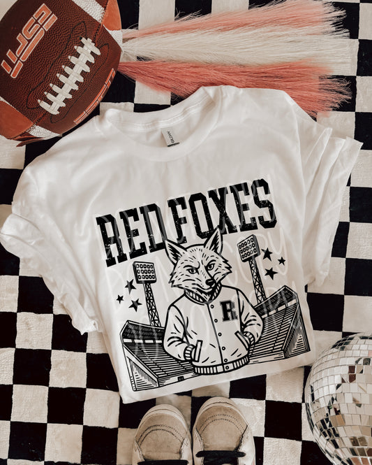 RED FOXES FOOTBALL MASCOT - DTF TRANSFER