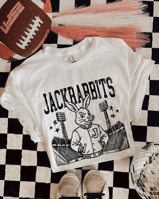 JACKRABBITS FOOTBALL MASCOT - DTF TRANSFER