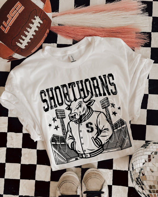 SHORTHORNS FOOTBALL MASCOT - DTF TRANSFER
