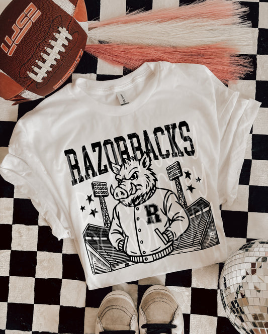 RAZORBACKS FOOTBALL MASCOT - DTF TRANSFER