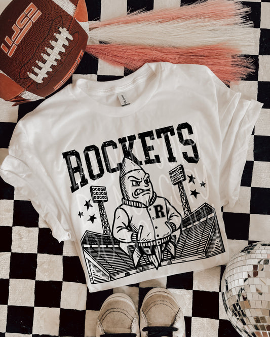 ROCKETS FOOTBALL MASCOT - DTF TRANSFER