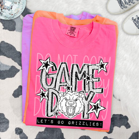 GAME DAY DOTTIES, GRIZZLIES - DTF TRANSFER