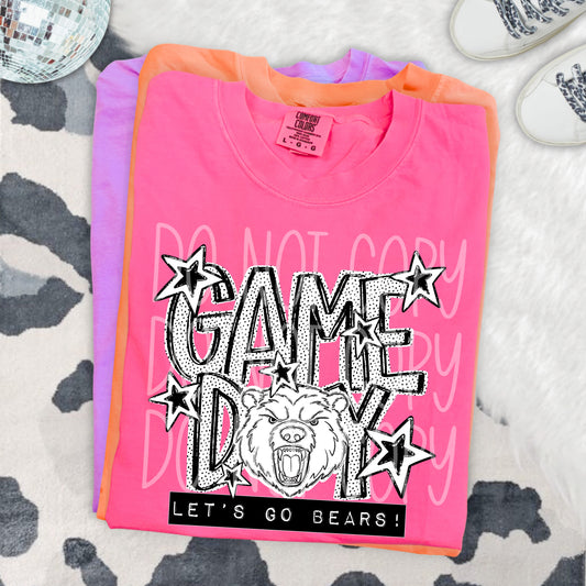 GAME DAY DOTTIES, BEARS - DTF TRANSFER