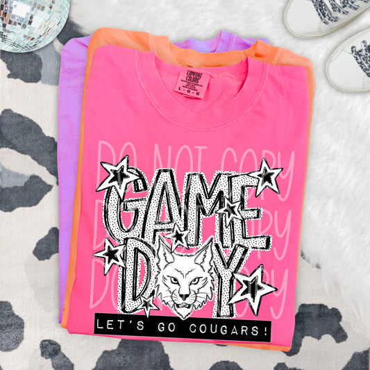 GAME DAY DOTTIES, COUGARS - DTF TRANSFER