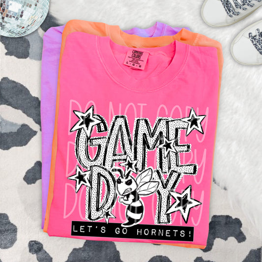 GAME DAY DOTTIES, HORNETS - DTF TRANSFER