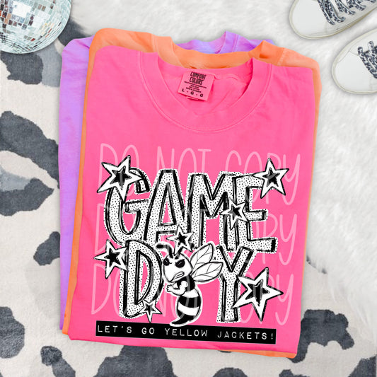 GAME DAY DOTTIES, YELLOW JACKETS- DTF TRANSFER