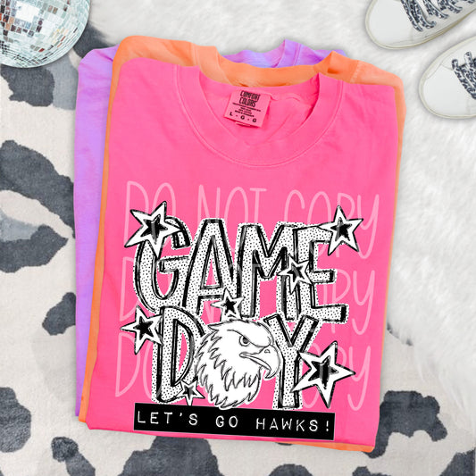 GAME DAY DOTTIES, HAWKS - DTF TRANSFER