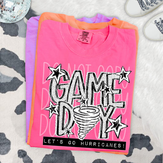 GAME DAY DOTTIES, HURRICANES - DTF TRANSFER