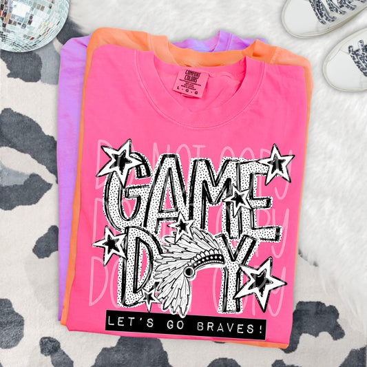 GAME DAY DOTTIES, BRAVES - DTF TRANSFER
