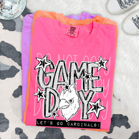 GAME DAY DOTTIES, CARDINALS - DTF TRANSFER