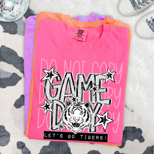 GAME DAY DOTTIES, TIGERS - DTF TRANSFER