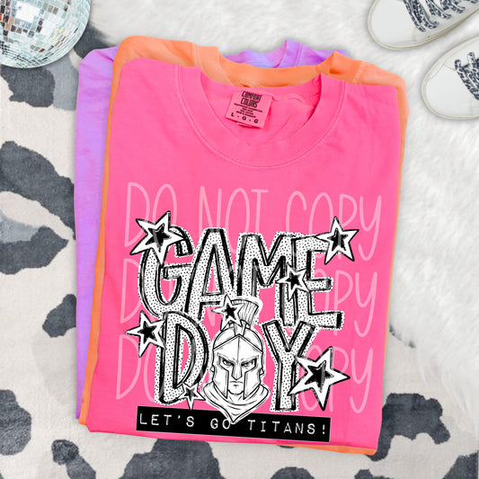 GAME DAY DOTTIES, TITANS - DTF TRANSFER