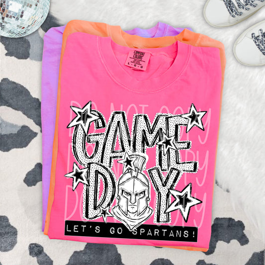GAME DAY DOTTIES, SPARTANS - DTF TRANSFER
