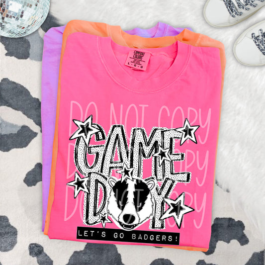 GAME DAY DOTTIES, BADGERS - DTF TRANSFER