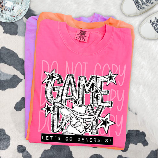GAME DAY DOTTIES, GENERALS - DTF TRANSFER