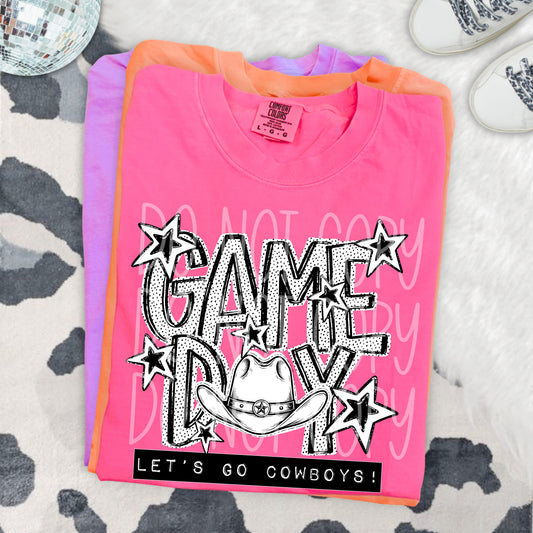 GAME DAY DOTTIES, COWBOYS - DTF TRANSFER