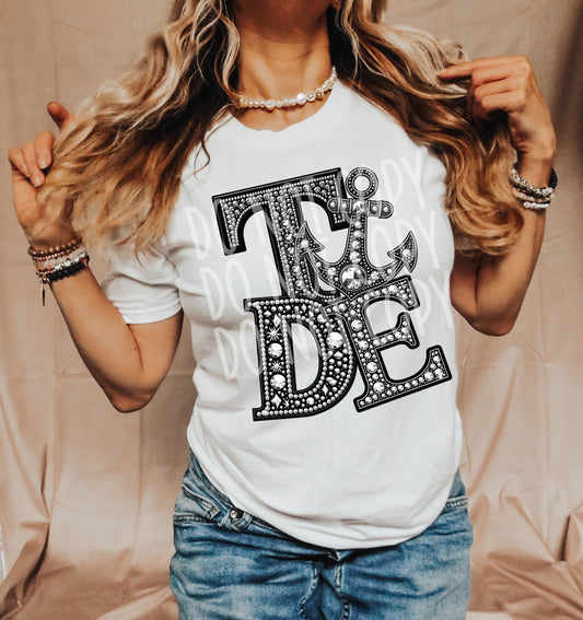 TIDE RHINESTONE MASCOT - DTF TRANSFER