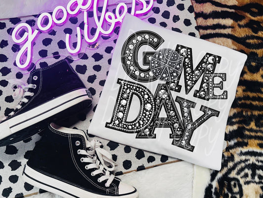 BASKETBALL GAME DAY RHINESTONES - DTF TRANSFER