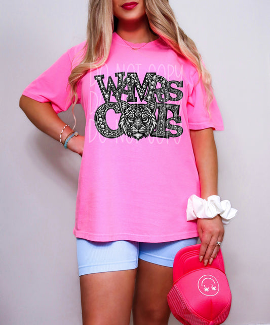 WAMPUS CATS RHINESTONE MASCOT - DTF TRANSFER