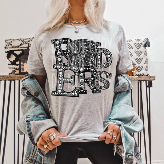 RAIDERS RHINESTONE MASCOT - DTF TRANSFER