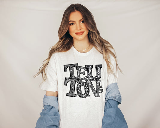TEUTONS RHINESTONE MASCOT - DTF TRANSFER