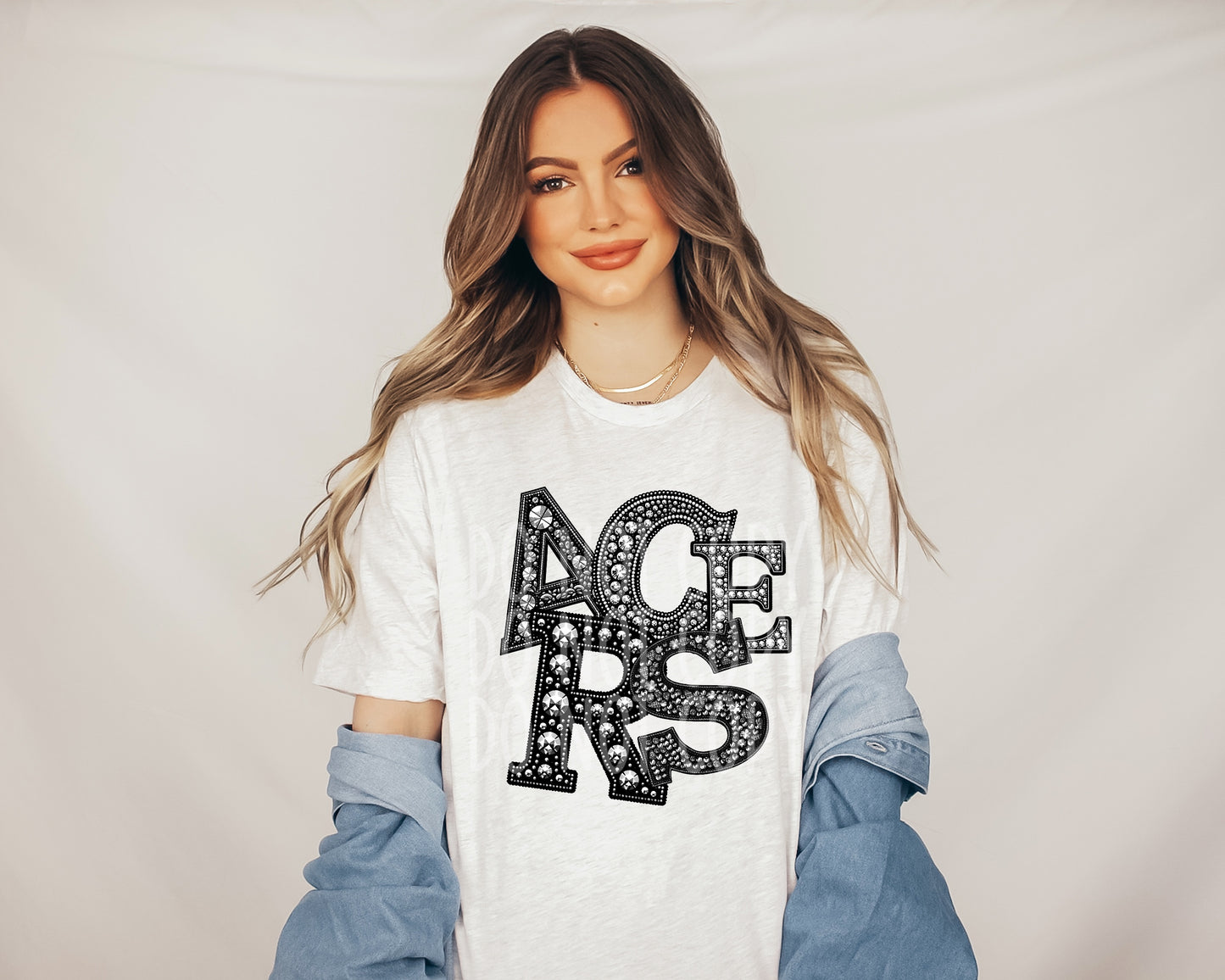ACERS RHINESTONE MASCOT - DTF TRANSFER