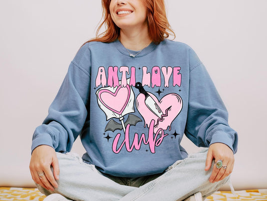ANTI LOVE CLUB- COLORED - DTF TRANSFER