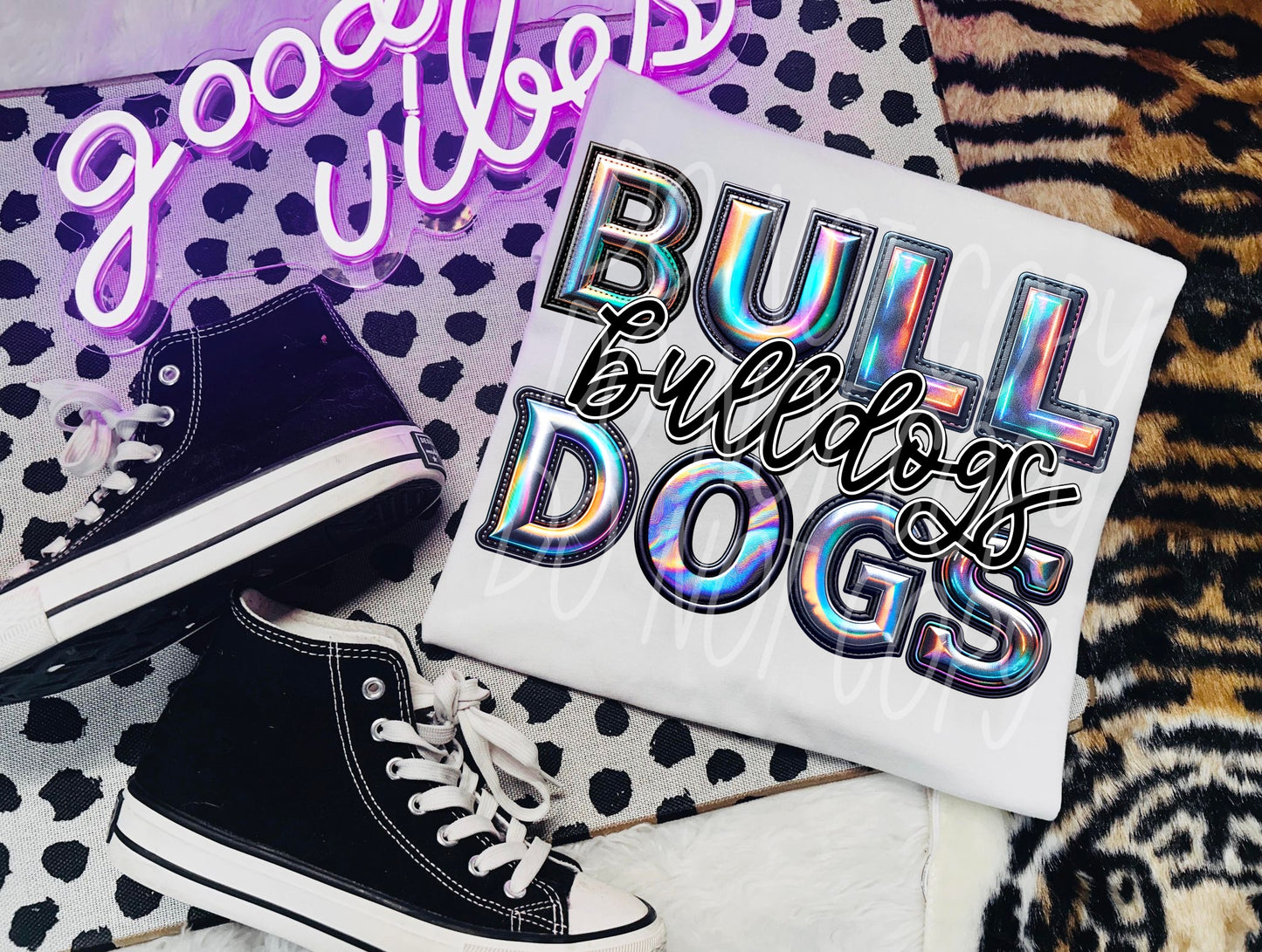 BULLDOGS HOLO MASCOT - DTF TRANSFER