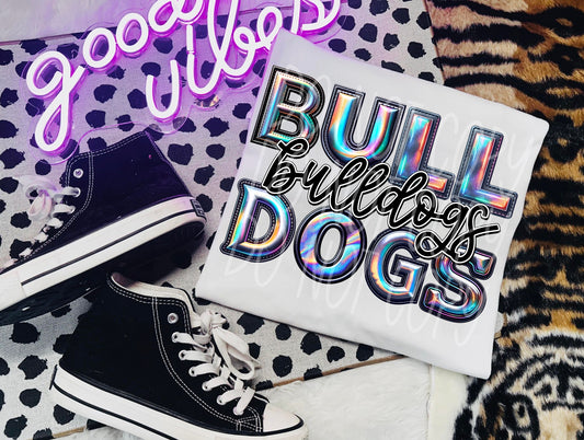 BULLDOGS HOLO MASCOT - DTF TRANSFER