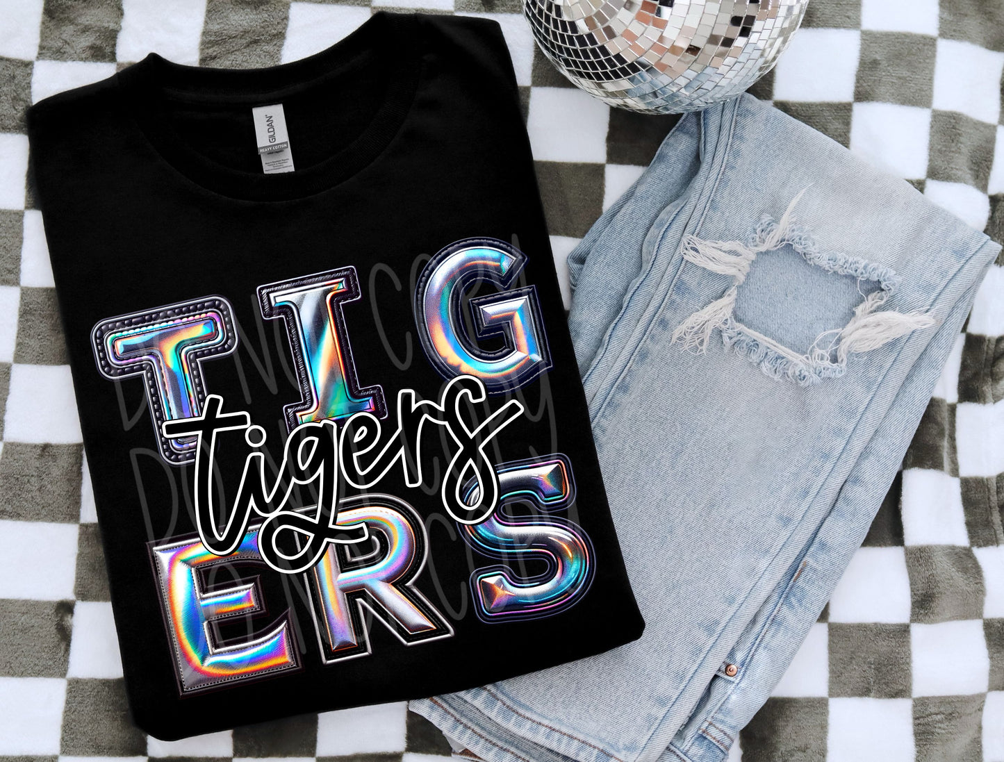TIGERS HOLO MASCOT - DTF TRANSFER