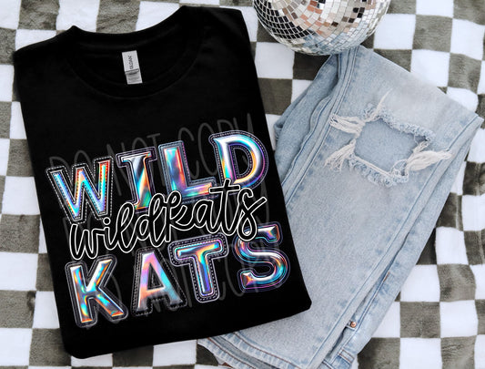 WILDKATS HOLO MASCOT - DTF TRANSFER