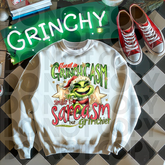 SARCASM GREEN GUY - DTF TRANSFER