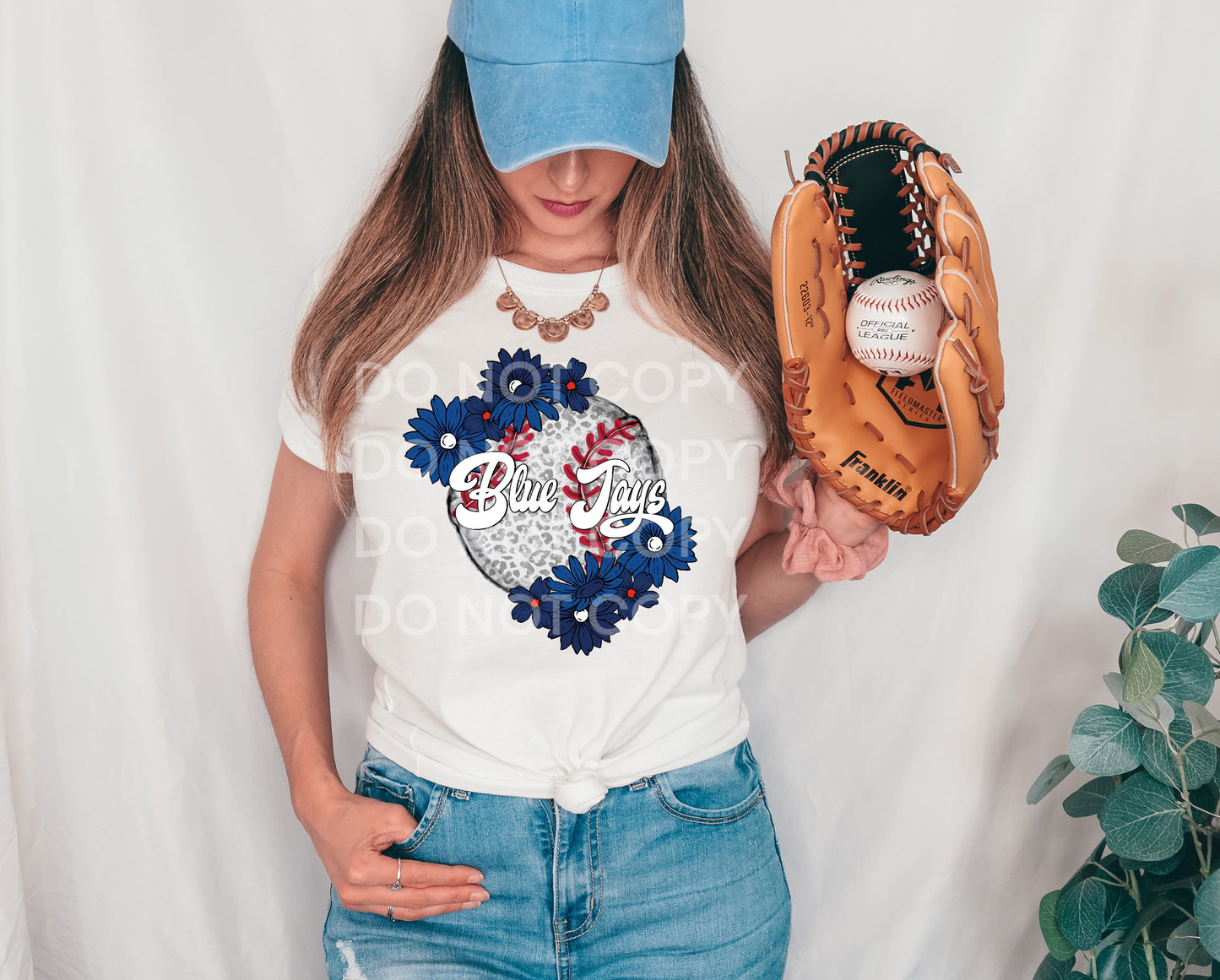 FLORAL BASEBALL - DTF TRANSFER