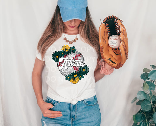 FLORAL BASEBALL - DTF TRANSFER