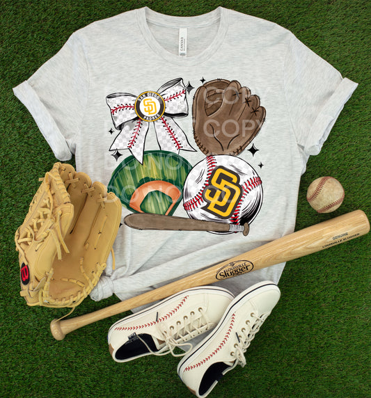 BOW BASEBALL - DTF TRANSFER