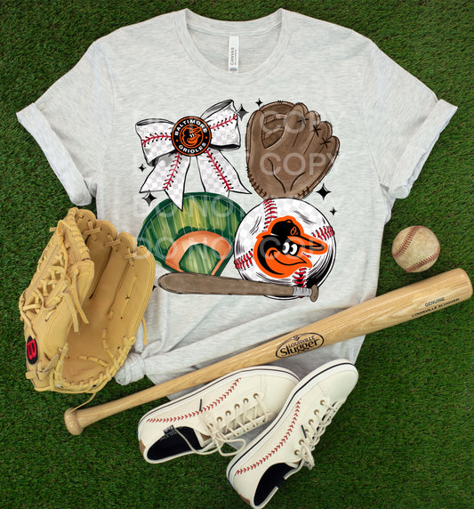 BOW BASEBALL - DTF TRANSFER