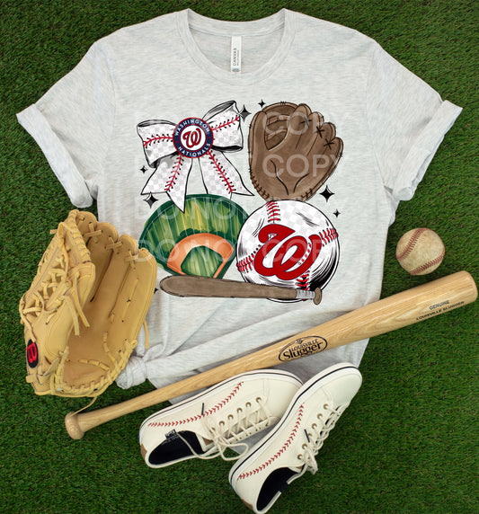 BOW BASEBALL - DTF TRANSFER