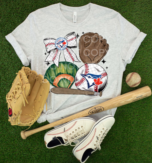 BOW BASEBALL - DTF TRANSFER