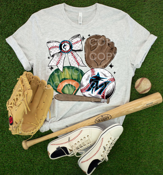 BOW BASEBALL - DTF TRANSFER