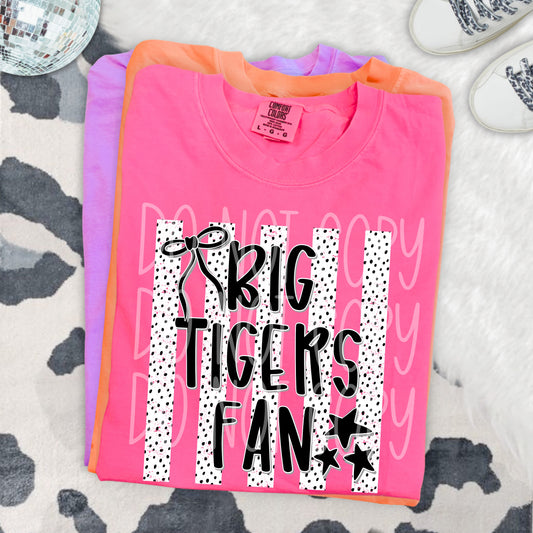 BIG TIGERS FAN DOTTED - DTF TRANSFER