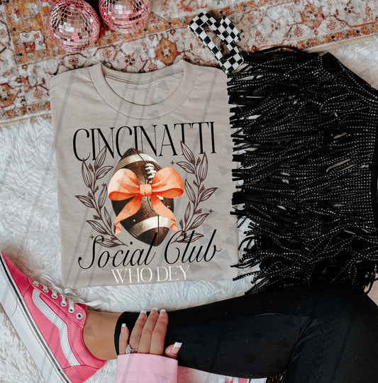 CINCINNATI SOCIAL CLUB COQUETTE  - DTF TRANSFER