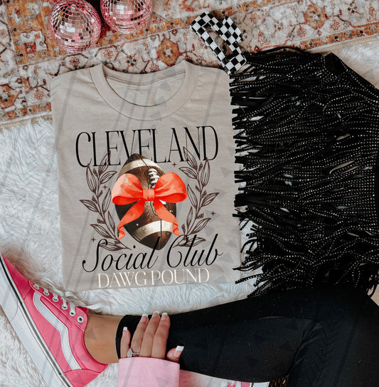 CLEVELAND SOCIAL CLUB COQUETTE  - DTF TRANSFER