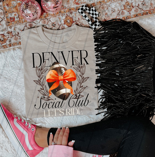DENVER SOCIAL CLUB COQUETTE  - DTF TRANSFER
