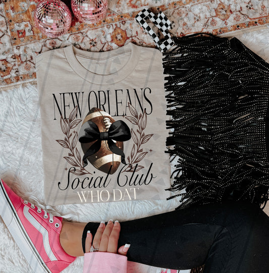 NEW ORLEANS SOCIAL CLUB COQUETTE  - DTF TRANSFER
