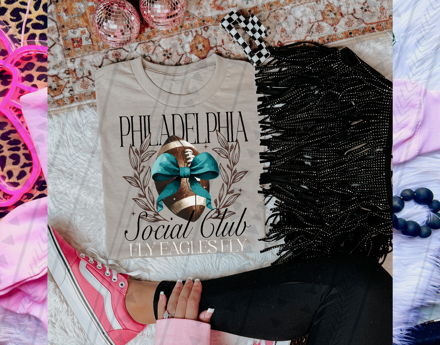 PHILADELPHIA SOCIAL CLUB COQUETTE  - DTF TRANSFER