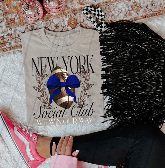 NEW YORK SOCIAL CLUB COQUETTE  - DTF TRANSFER